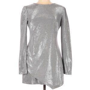 Silver party dress